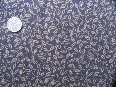 Leaf pattern - Black Metallic